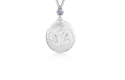 Custom Print Charm with Single Stone Bail - Nose/Paw