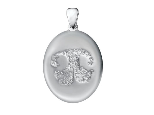 Grand Print Charm - Sterling Silver