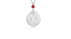 Custom Print Charm with Single Stone Bail - Nose/Paw