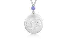 Custom Print Charm with Single Stone Bail - Nose/Paw