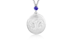 Custom Print Charm with Single Stone Bail - Nose/Paw